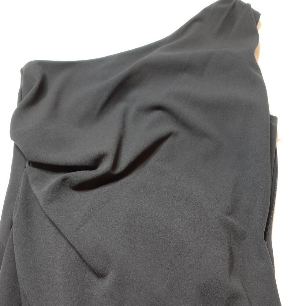 NEW Sachin & Babi Cece One shoulder crepe Evening gown in Navy Women's size 14 - Picture 7 of 13